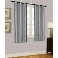 thumbnail image 1 of VELVET SILVER BLACKOUT ENERGY EFFICIENT THERMAL PANEL WINDOW GROMMET DRAPE LIGHT FILTERING SIZE 35" WIDE X 63" LENGTH EACH PANEL, 1 of 1