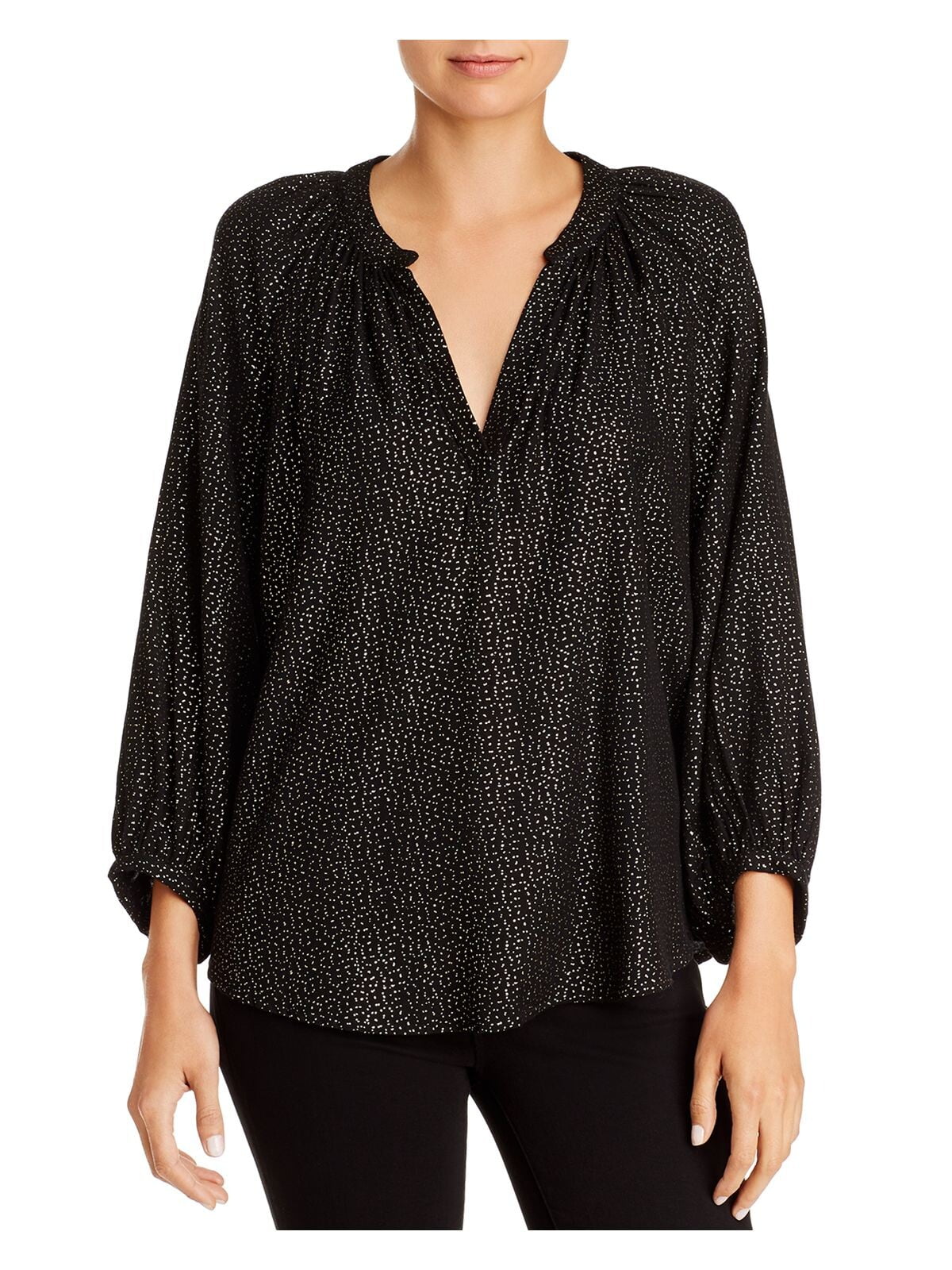 Black velvet top evening top
