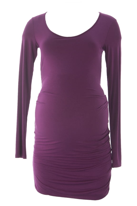 by Graham & Spencer Women's Maternity Bodycon Dress Small Boysenberry