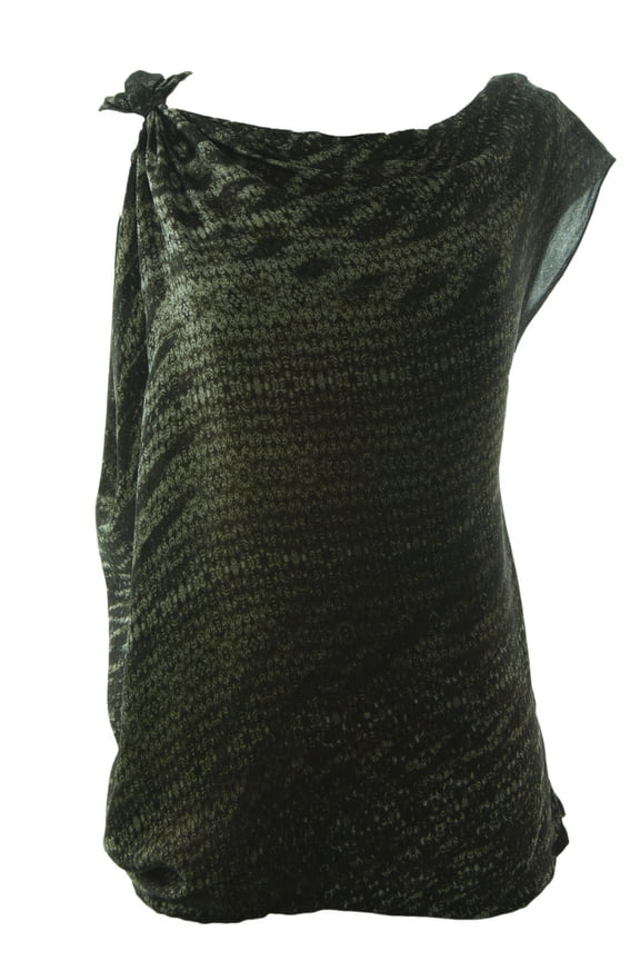 by Graham & Spencer Women's Printed Silk Blouse Petite Snake