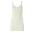 thumbnail image 1 of VELVET by Graham & Spencer Women's Scoop Neck Hacci Knit Top Small Milk, 1 of 3