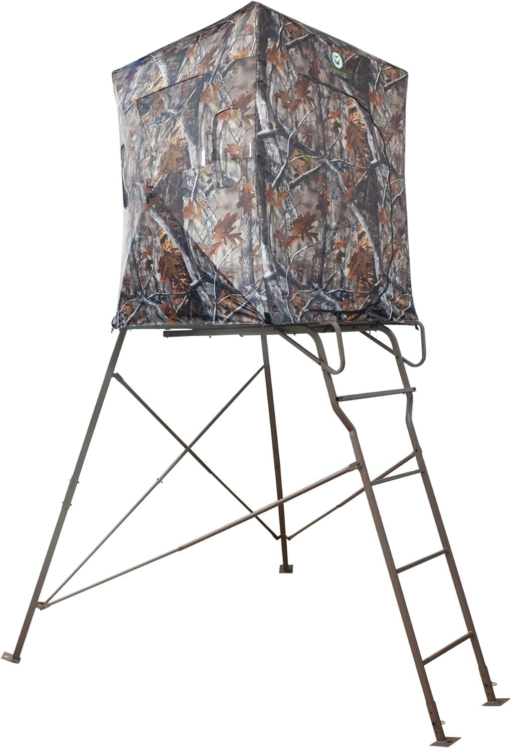 VENATIC 6' Tripod Hunting Tower Blind, 2 Person Hunting Stand with 4' x 4' Platform for Deer Hunting, Antelope and Elk