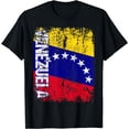 thumbnail image 1 of VENEZUELA Flag Vintage Distressed VENEZUELA T-Shirt, 1 of 4