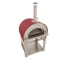 thumbnail image 1 of VENICE Outdoor Wood Fired Pizza Oven in Red, 1 of 13