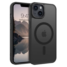 VENINGO Case for iPhone 12 Mini & iPhone 13 Mini, 5.4 inch Slim Translucent Matte Magnetic Shockproof Protective Anti Slip Case for iPhone 12 Mini & iPhone 13 Mini 5.4", Black