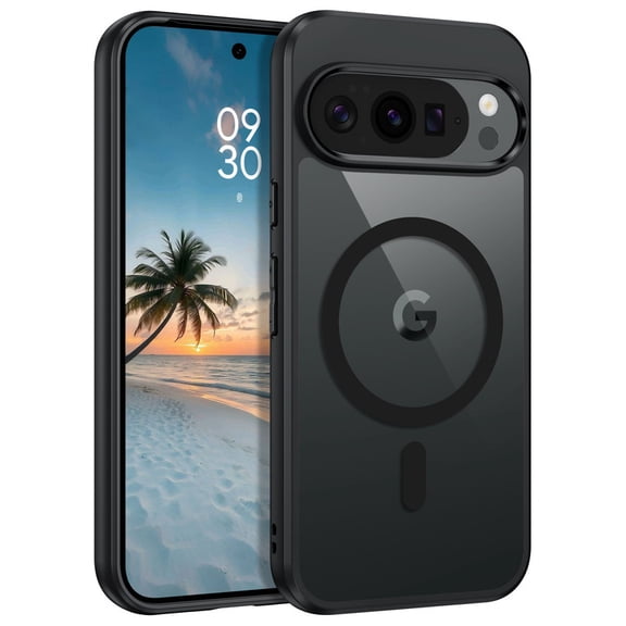VENINGO for Google Pixel 10 Pro XL Case Magnetic Slim Yellowing Resistant Scratch Resistant Shockproof Women Men Protective Phone Cases 6.8 inch, Clear