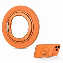 VENINGO for MagSafe Magnetic Phone Ring Grip - 360° Rotating Phone Ring Holder, Fit for iPhone 17 16 15 14 13 12, Pro, Pro Max, Plus, Mag-Safe Accessories,Orange