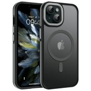 VENINGO Magnetic Phone Case for iPhone 13 & iPhone 14 Compatible with Mag-safe,Translucent Matte Shockproof Scratch Resistant Phone Case，Grey