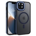 thumbnail image 1 of VENINGO Magnetic Phone Case for iPhone 13 & iPhone 14 Compatible with Mag-safe,Translucent Matte Shockproof Scratch Resistant Phone Case，Blue, 1 of 9