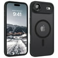 thumbnail image 1 of VENINGO Magnetic Phone Case for iPhone Air Compatible with Mag-safe,Translucent Matte Shockproof Scratch Resistant iPhone Air Case，Black, 1 of 8