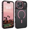 thumbnail image 1 of VENINGO Magnetic Phone Case for iPhone 18 Pro Max / 17 Pro Max Compatible with Mag-safe,Translucent Matte Shockproof Scratch Resistant iPhone 18 Pro Max Case / 17 Pro Max Case，Pink, 1 of 8