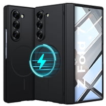 VENINGO Magnetic for Samsung Galaxy Z Fold6 Case with Screen Protector, Hinge Protection, Shockproof Scratch Resistant Slim Phone Case for Samsung Z Fold6, Black