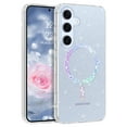 thumbnail image 1 of VENINGO Samsung S24 FE 5G Case 6.7", Supported Magnetic Glitter Sparkle Phone Case,Slim Tpu Transparent Shockproof Protective Case for Samsung S24 FE 5G,Clear, 1 of 8