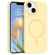VENINGO Magnetic for iPhone 13 Case & iPhone 14 Case 6.1" Compatible with Mag-safe,Soft Liquid Silicone Gel Rubber Bumper Shockproof Protective Phone Cover for 