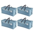 thumbnail image 1 of VENO 4 Pack Moving Bags w/Backpack Straps, Moving Supplies, Moving Boxes, College Packing Storage Boxes with Lids Alternative, Heavy Duty, Extra Large, Sturdy Handles, Zippers (Light Blue), 1 of 8