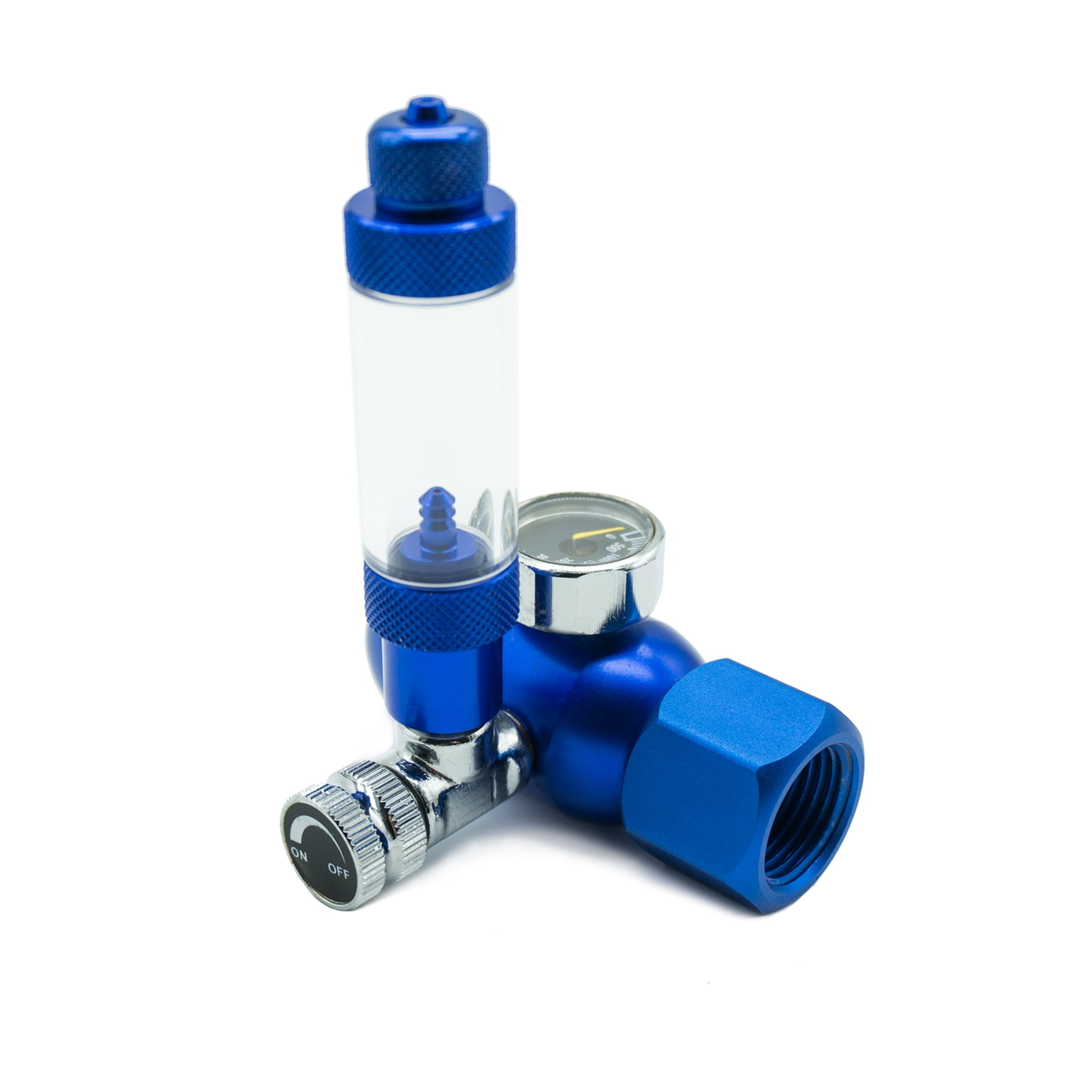 VENO CO2 Classic Aquarium CO2 Regulator with Single Gauge, One Bubble Counter, Without Solenoid