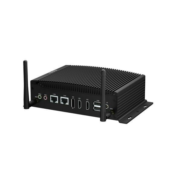 VENOEN Fanless Mini PC W11 Pro, Industrial PC, Core i3 8140U, 32GB DDR4 RAM 1TB M.2 SSD, 3-Display, 2X HD, DP, Dual LAN, 2X RS232 COM, GPIO, WiFi AC, BT4.2, 4G Modeller Slot, Auto Power On, RAID