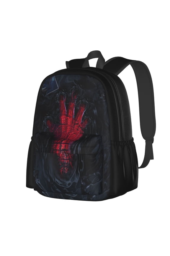 VENOM Backpack Cartoon Backpack Anime Mochila Large Capacity Leisure Full Print for Outdoor Trip Gift for Friends Fans 16x11 inches