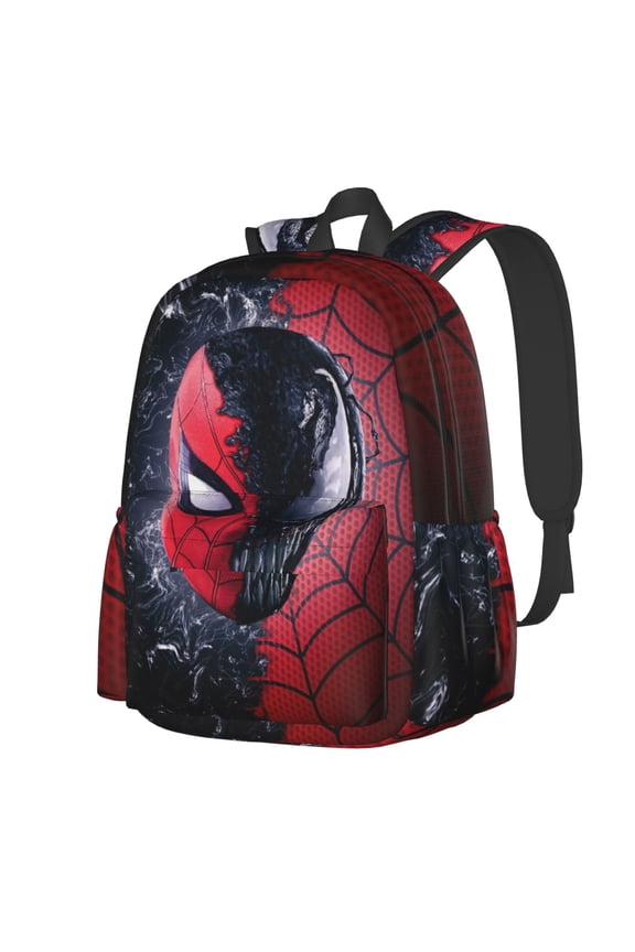 VENOM Backpack Cartoon Backpack Anime Mochila Large Capacity Leisure Full Print for Outdoor Trip Gift for Friends Fans 16x11 inches
