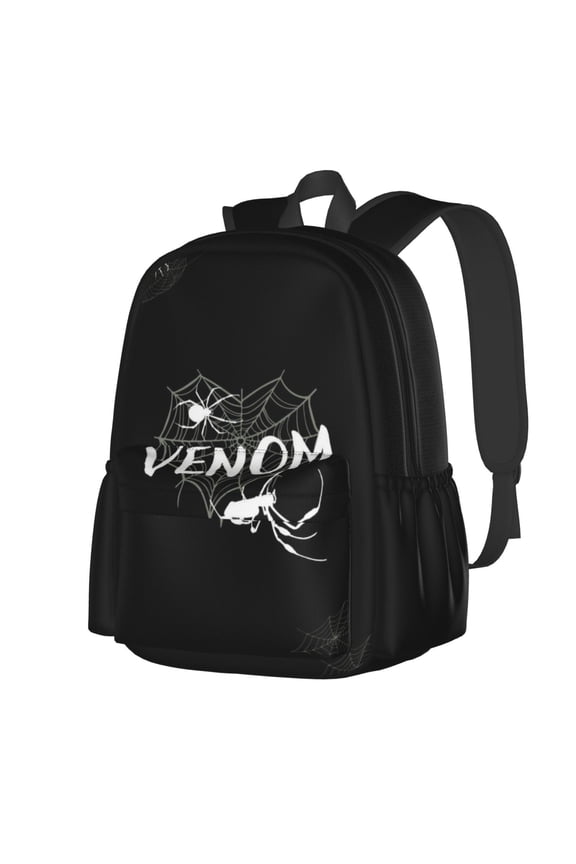 VENOM Backpack Cartoon Backpack Anime Mochila Large Capacity Leisure Full Print for Outdoor Trip Gift for Friends Fans 16x11 inches