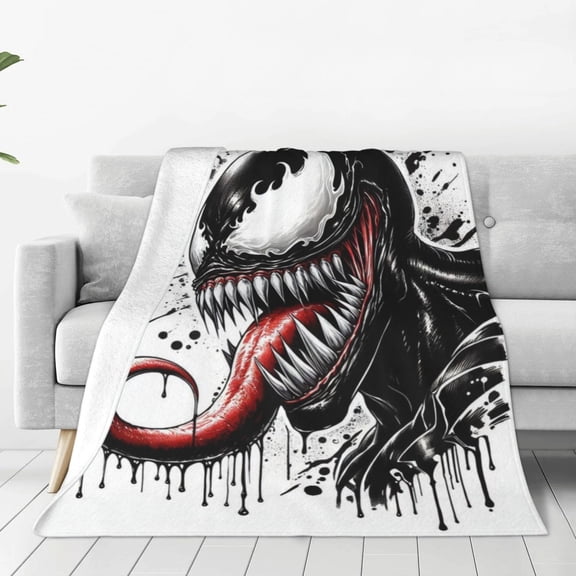 VENOM Blanket Anime Air-conditioning Quilt for Bed Sofa Camping Trips Gifts for Fans Friends 40x30