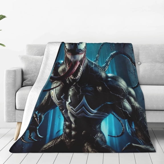 VENOM Blanket Anime Air-conditioning Quilt for Bed Sofa Camping Trips Gifts for Fans Friends 40x30