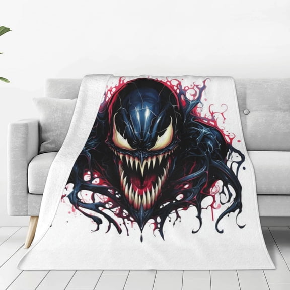 VENOM Blanket Anime Air-conditioning Quilt for Bed Sofa Camping Trips Gifts for Fans Friends 40x30