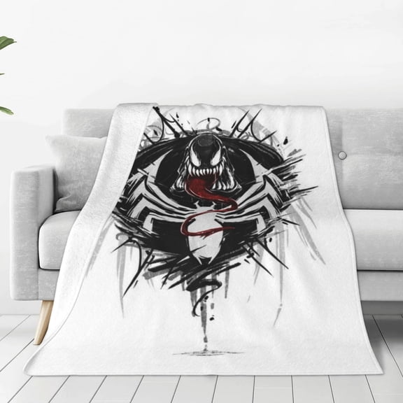 VENOM Blanket Anime Air-conditioning Quilt for Bed Sofa Camping Trips Gifts for Fans Friends 50x40