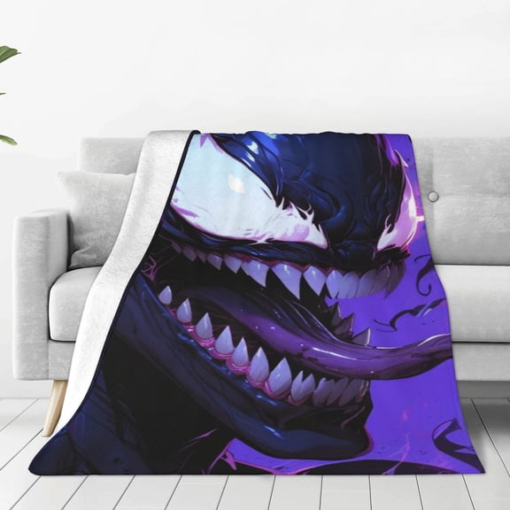 VENOM Blanket Anime Air-conditioning Quilt for Bed Sofa Camping Trips Gifts for Fans Friends 50x40
