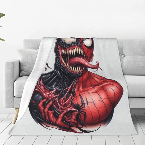 VENOM Blanket Anime Air-conditioning Quilt for Bed Sofa Camping Trips Gifts for Fans Friends 50x40