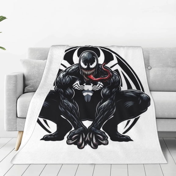 VENOM Blanket Anime Air-conditioning Quilt for Bed Sofa Camping Trips Gifts for Fans Friends 50x40