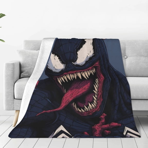 VENOM Blanket Anime Air-conditioning Quilt for Bed Sofa Camping Trips Gifts for Fans Friends 60x50