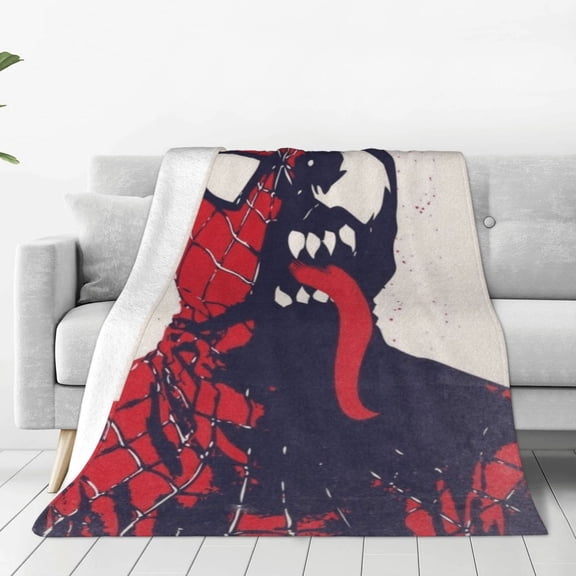 VENOM Blanket Anime Air-conditioning Quilt for Bed Sofa Camping Trips Gifts for Fans Friends 60x50