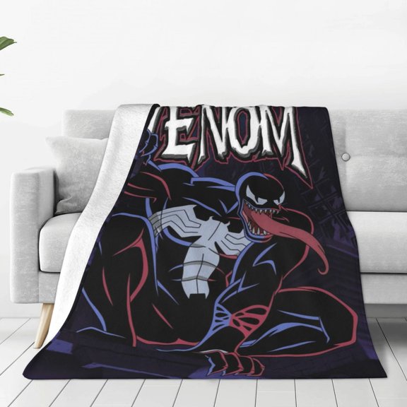 VENOM Blanket Anime Air-conditioning Quilt for Bed Sofa Camping Trips Gifts for Fans Friends 80x60