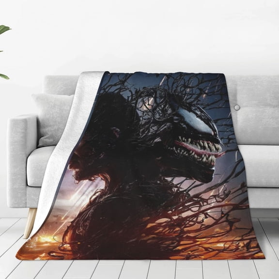 VENOM Blanket Anime Air-conditioning Quilt for Bed Sofa Camping Trips Gifts for Fans Friends 80x60