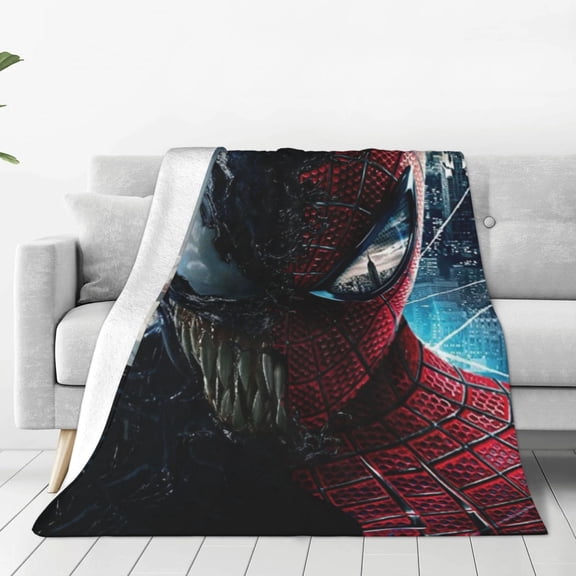 VENOM Blanket Anime Air-conditioning Quilt for Bed Sofa Camping Trips Gifts for Fans Friends 80x60