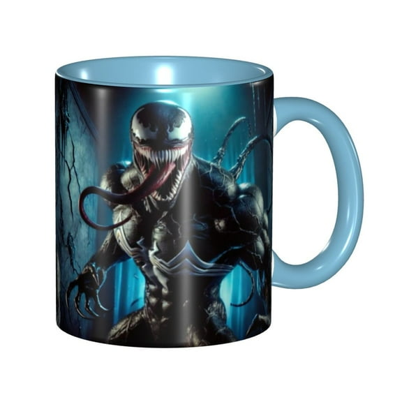 VENOM Mug Cartoon Coffee Ceramic Anime Cup with Handle for Home Office for Men Women Adult 11 oz