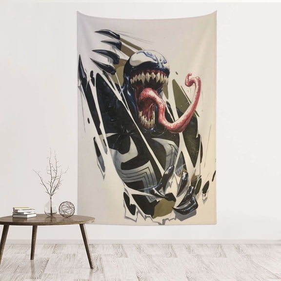 VENOM Tapestry Wall Decor Poster Party Banner Merchandise for Bedroom Living Room Home Decor Gifts for Fans Friends 60X40 inches