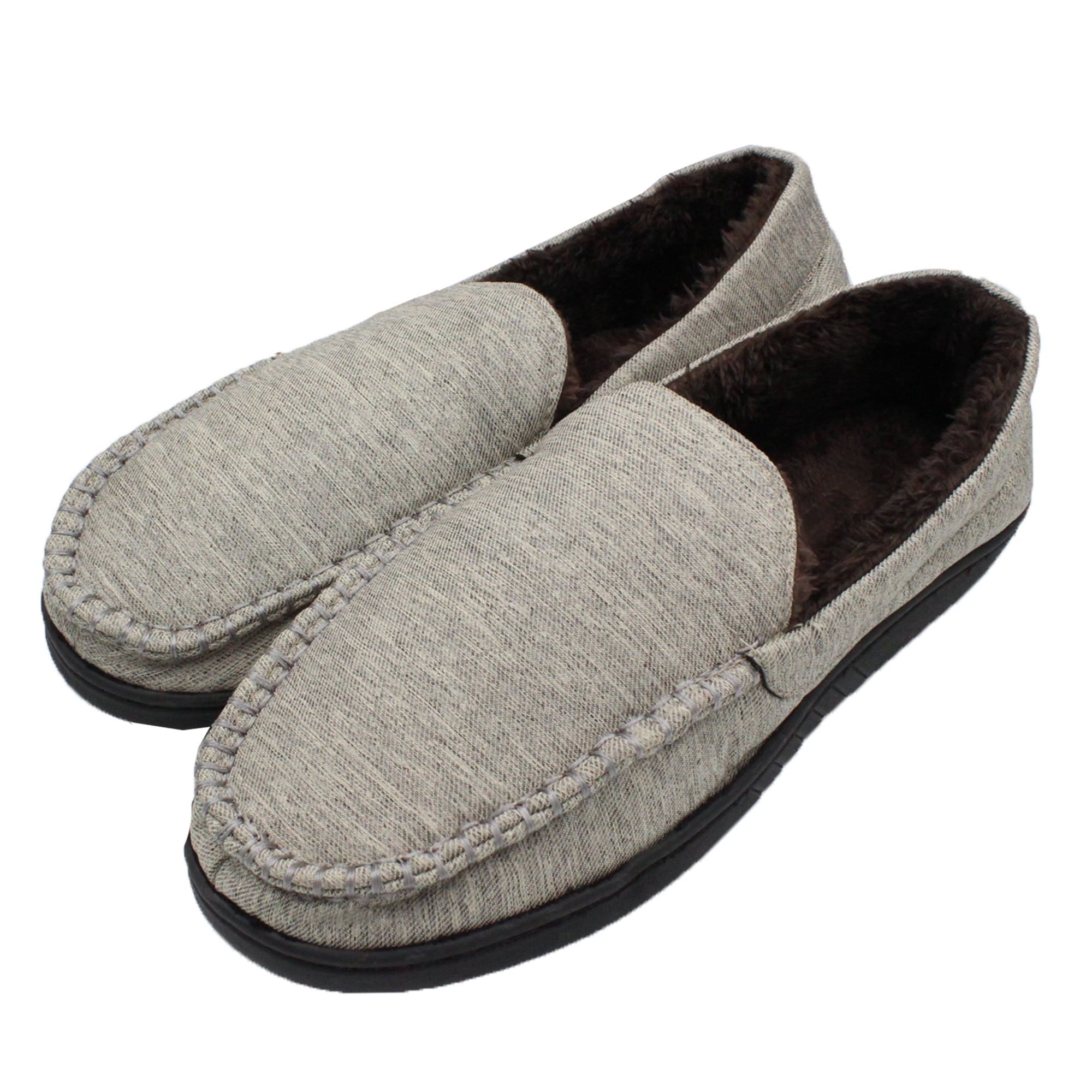 mens moccasin house shoes