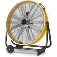 thumbnail image 1 of VENTISOL 24 Inch Industrial Floor Drum Fan, 9500 CFM Heavy Duty Floor Fan 3-Speed Air Circulator with Castors, High Velocity Shop Fan Strong Airflow for Warehouse, Basement, Factory, Barn, Garage, 1 of 8