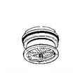 thumbnail image 1 of VENTLINE/DEX VP543 6 In. 12V Powered Round Vent - Brown (Smoke), 1 of 1