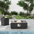 thumbnail image 1 of VENTOPYR 35''Outdoor Square Propane Fire Pit Table with Tank, 1 of 6