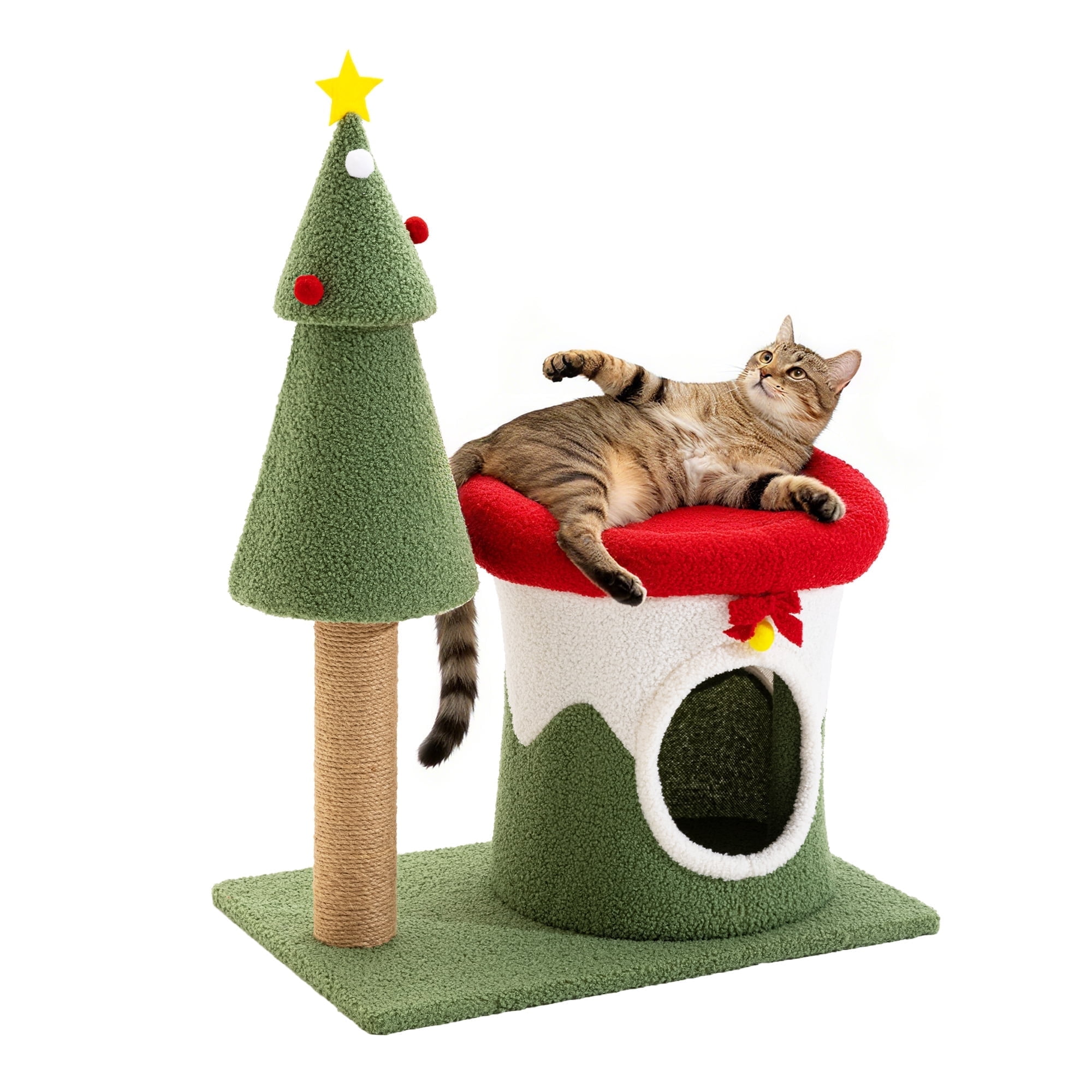 VENTOPYR 30" Cat Tree with Cat Scratching Posts