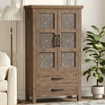 thumbnail image 1 of VENTOPYR Tall Storage Cabinet with 2 Drawers,Wood Accent Cabinet for Living Room, Entryway, Dining, 1 of 7