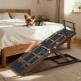 thumbnail image 1 of VENTOPYR Wooden Pet Ramp,Adjustable Height 37.2''Dog Ramp Supports up to 200LBS, 1 of 6