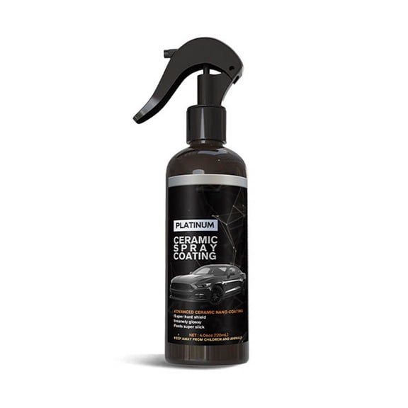 VENTORA Ceramic Spray Coating 3-in-1 Car Paint Protection & Gloss Enhancer with Hydrophobic Water Repellency for Auto Detailing, Easy to Use, Long-Lasting Shield for Vehicles