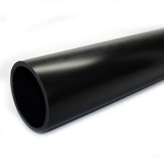 VENTRAL DWV Drain Pipe - Black ABS Custom Size and Length 1-1/2" (1.5) Inch