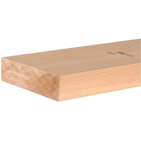 VENTRAL Lumber 2 in. x 6 in. (1-1/2" x 5-1/2") Construction Premium Whitewood Board Stud Wood