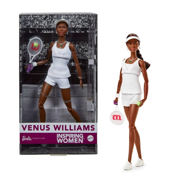 Barbie Inspiring Women Series, Venus Williams Fashion Doll with Signature Tennis Uniform