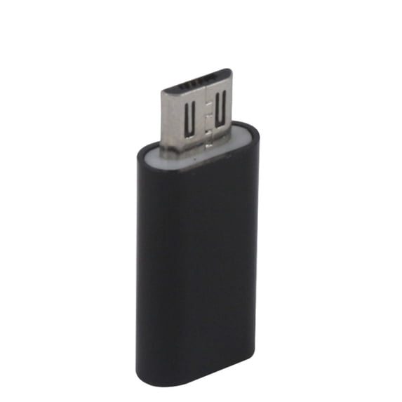 VENUSY Type-C Female to Micro Usb Male Cable Connector, Black
